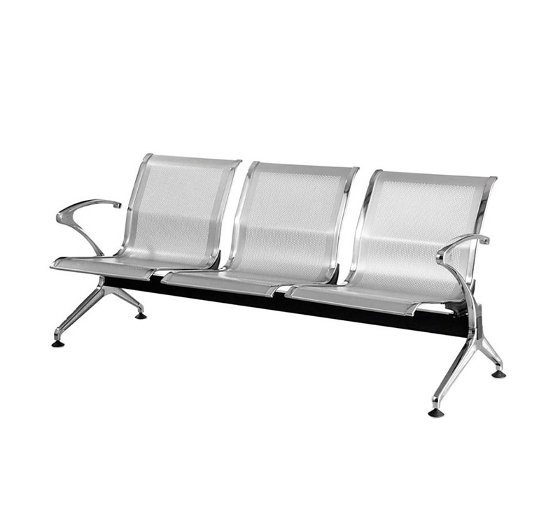 YA-W09 Stainless Steel 3 Seat Waiting Chair