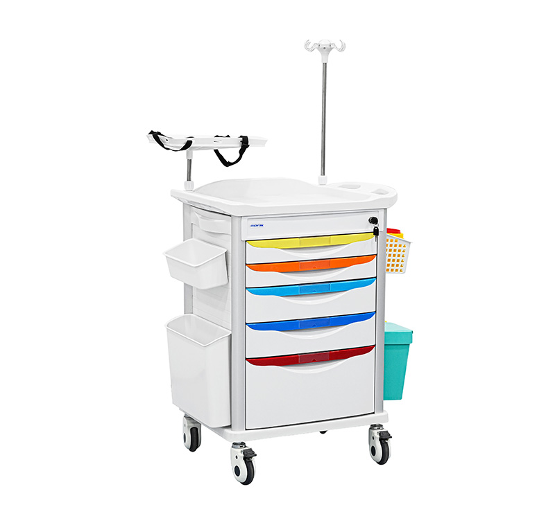 MK-P30 Plastic Hospital Emergency Cart