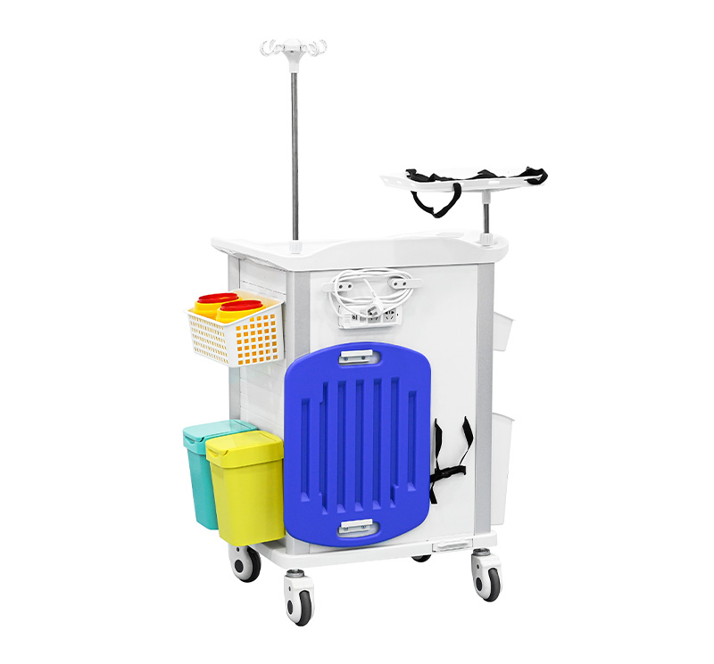 MK-P30 Plastic Hospital Emergency Cart