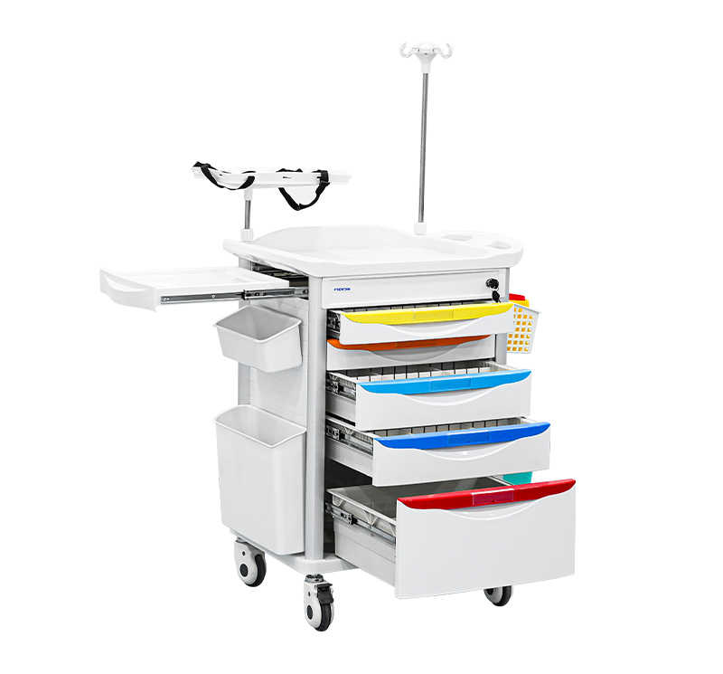 MK-P30 Plastic Hospital Emergency Cart