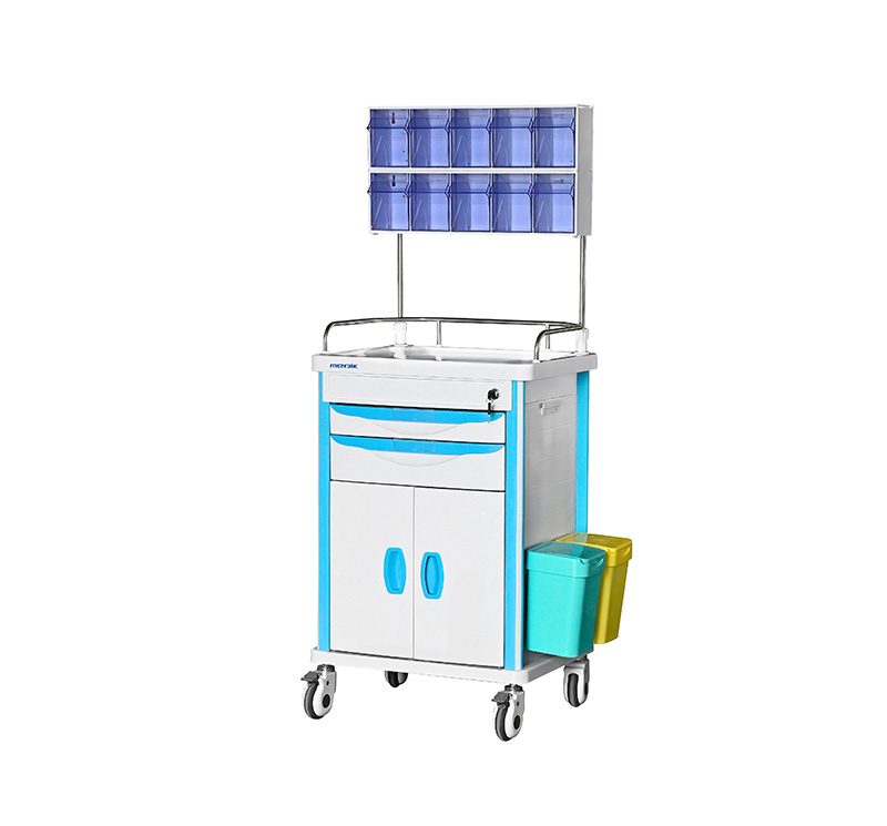 MK-P09 Hospital Locking Anesthesia Cart