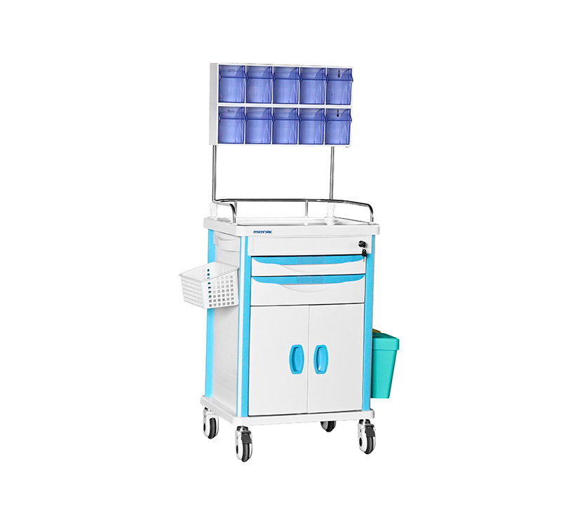 MK-P09 Hospital Locking Anesthesia Cart