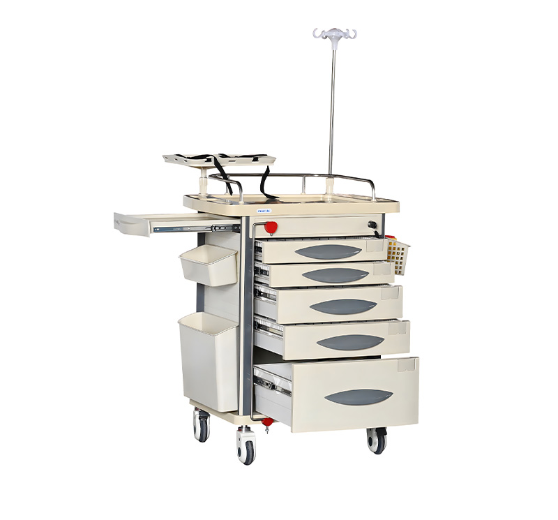 MK-P03 Medical Resuscitation Trolley