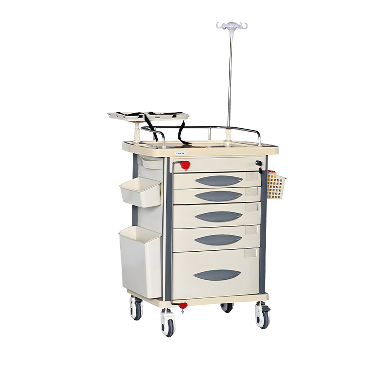 MK-P03 Medical Resuscitation Trolley