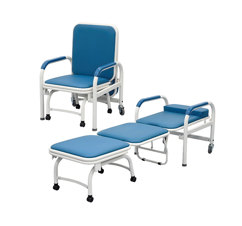 MK-A03 Folding Hospital Furniture Sleeper Chairs