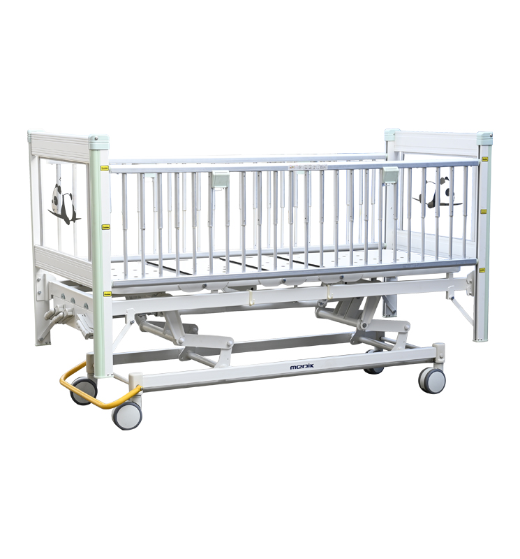 YA-PM3-1 Medical Adjustable Children Bed With Central Brake System